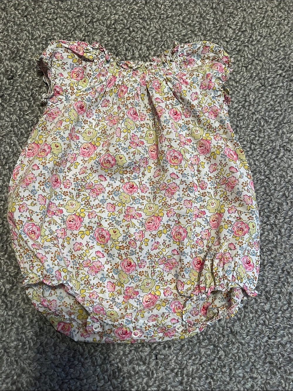 Bonpoint Liberty Floral Baby Bubble Romper
